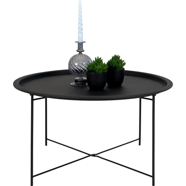 Bord Ø75 cm Svart - Bastia Bord Ø75 cm Svart - Bastia