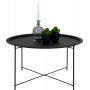 Bord Ø75 cm Svart - Bastia Bord Ø75 cm Svart - Bastia
