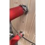 Badestamp med ildoppvarming