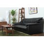 Dominic sofa 3-seter - Svart kunstskinn Dominic sofa 3-seter - Svart kunstskinn