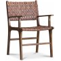 Lenestol Skinn Cognac/Teak - Porto Stor Lenestol Skinn Cognac/Teak - Porto Stor