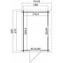 Oppbevaringsbod Selma - 5 m�