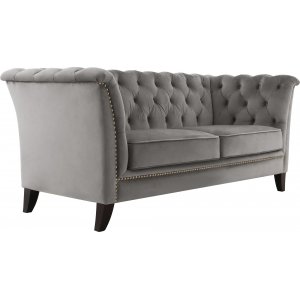 Sofa 2-seter chesterfield grå - Henry Sofa 2-seter chesterfield grå - Henry