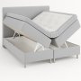 Dobbeltseng Accent 180 cm - Lys gr�