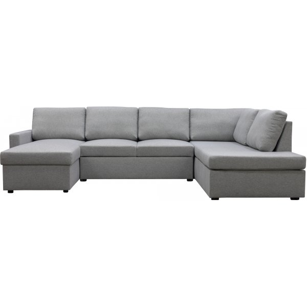 U-sofa sovesofa Tärnö vendbar med oppbevaring - 304 cm - lys grå U-sofa sovesofa Tärnö vendbar med oppbevaring - 304 cm - lys grå