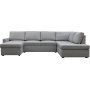 U-sofa sovesofa Tärnö vendbar med oppbevaring - 304 cm - lys grå U-sofa sovesofa Tärnö vendbar med oppbevaring - 304 cm - lys grå