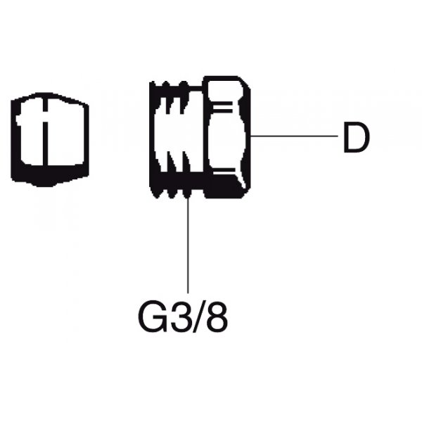 FM Mattsson Trykknippel med kjegle - FM629878 FM Mattsson Trykknippel med kjegle - FM629878