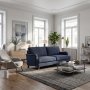 Sofa 2-seter m�rk bl� - Howard