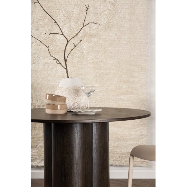 Spisebord Olivia rundt 110 cm mokka Spisebord Olivia rundt 110 cm mokka