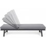Modulsofa Porto med bord - Gr/mrkegr