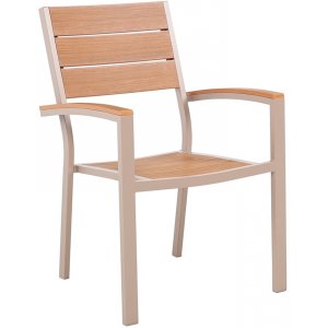 Lenestol med armlener Beige - Las Vegas Lenestol med armlener Beige - Las Vegas