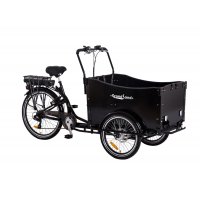 Lastesykkel med sort kasse - 250W Lastesykkel med sort kasse - 250W
