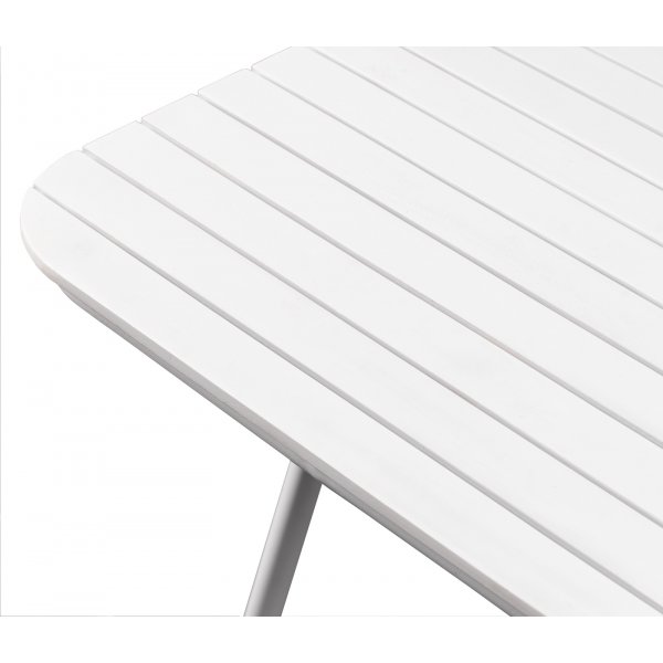 Utebord 180 cm hvitt - Holmsund + Rengjringsspray for utembler