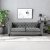 Chesterfield 3-seters sofa 210 cm gr� fl�yel