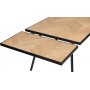 Fiskebein tilleggsbrett 45 x 90 cm - Sort / Eik