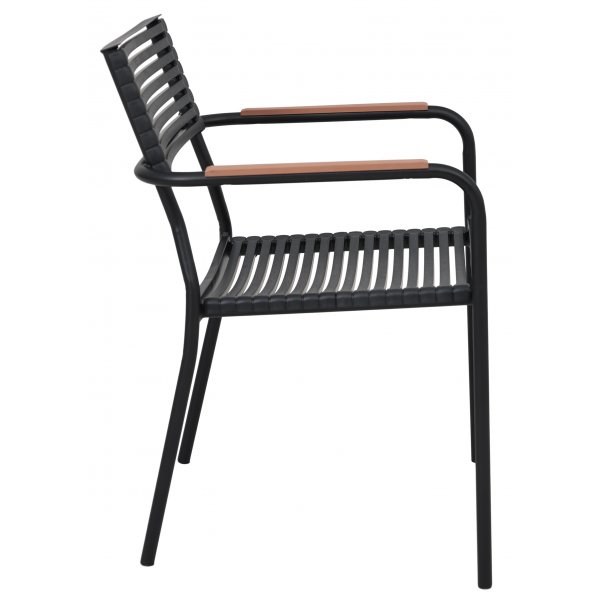 Hagestol - Pino | Svart/Brun