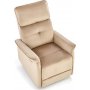 Semir elektrisk hvilestol med USB - beige fl�yel