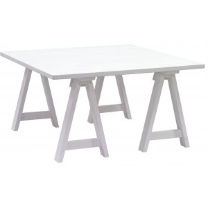 Ziro hvitt salongbord 90x90 cm