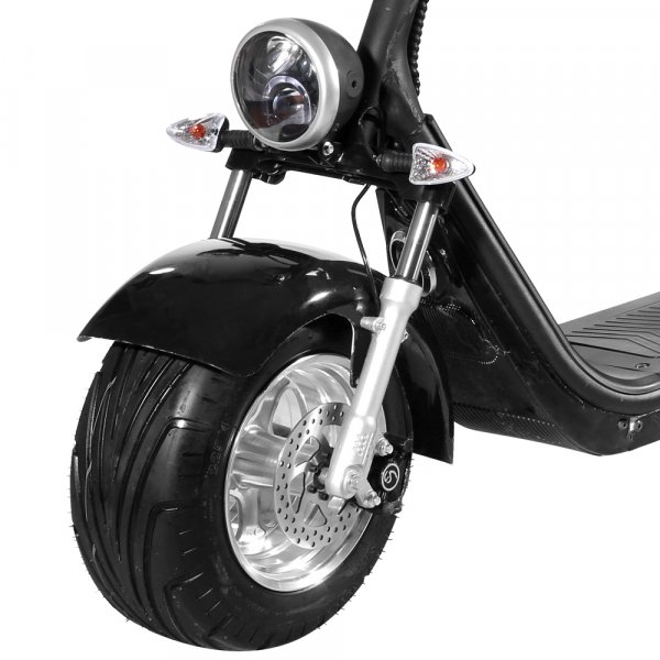 Elscooter Trehjulssykkel - Svart 2000W Elscooter Trehjulssykkel - Svart 2000W