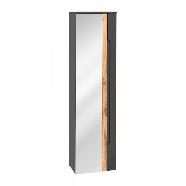 Sideskap med speil Galaxy 802 - grafitt