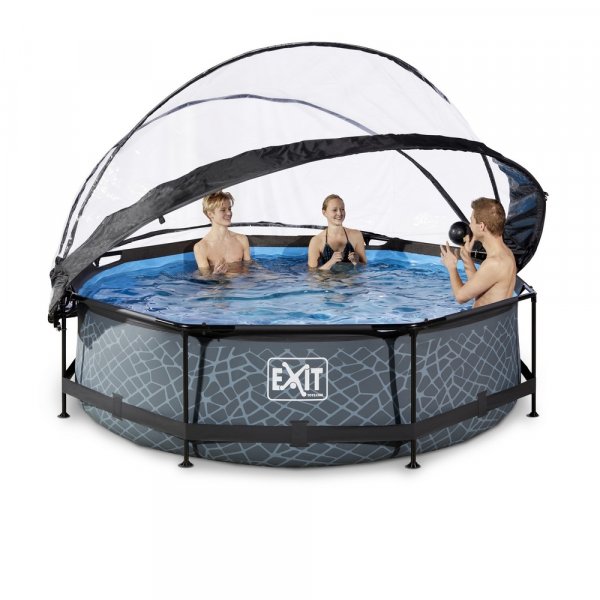 Basseng ø300 cm + Kuppeltak Basseng ø300 cm + Kuppeltak