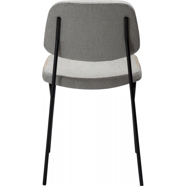 Menta spisestuestol - Cashmere bouclé/svart Menta spisestuestol - Cashmere bouclé/svart