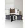 Rogaland sofabord 100 x 100 cm - Sort