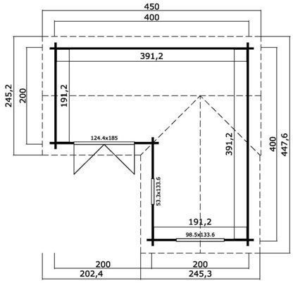 Anneks Stefanie - 16 m² Anneks Stefanie - 16 m²