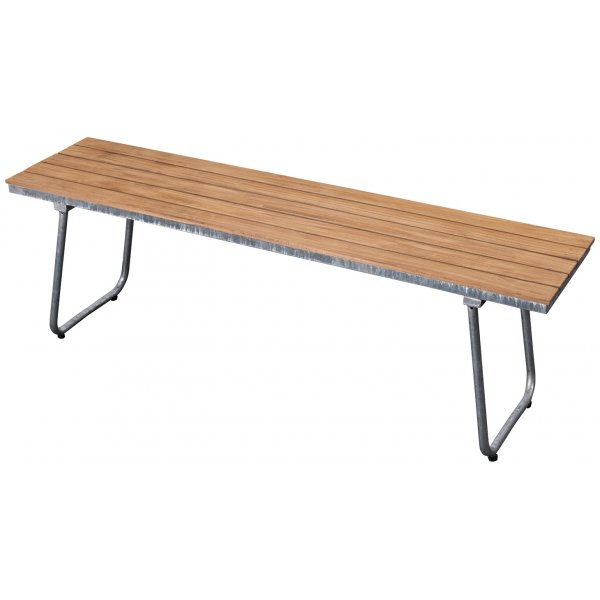 Mllan hagebenk - Teak / Galvanisert stl