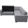 Hjørnesofa Belissa med sengefunksjon og oppbevaring - 235x235 cm - mørkegrå Hjørnesofa Belissa med sengefunksjon og oppbevaring - 235x235 cm - mørkegrå