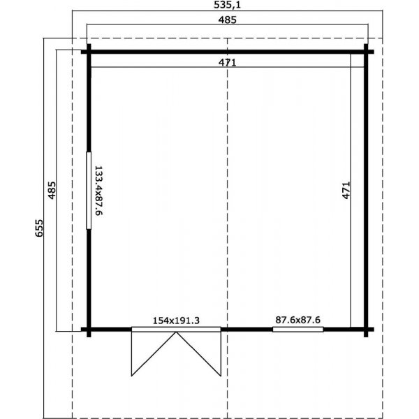 Anneks Bodil C - 24,5 m² Anneks Bodil C - 24,5 m²