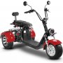 Elscooter Trehjuling - Rd 2000W + Reflekterende sele