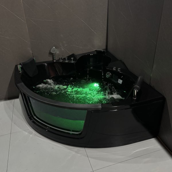 Hj�rnebadekar Kailua massasjebadekar 150 � 150 cm - Svart