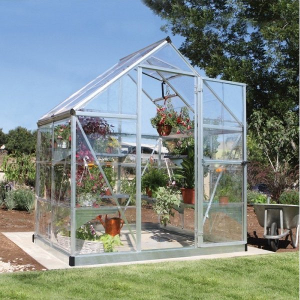 Harmony drivhus - 2,3 m + Drivhusrengjring