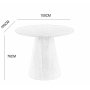 Moi rundt spisebord �100 cm - Eik