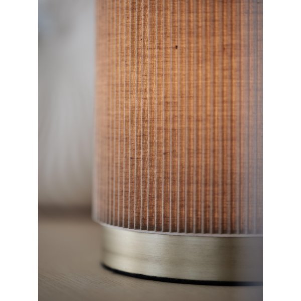 Dora bordlampe - Beige - 25 cm Dora bordlampe - Beige - 25 cm