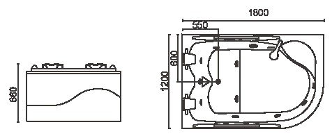 Atticus massasjebadekar