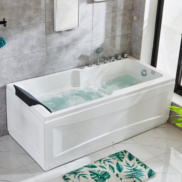 Boblebadekar 170x80cm | Isolerende akryl av hy kvalitet | BK-001 Venstre