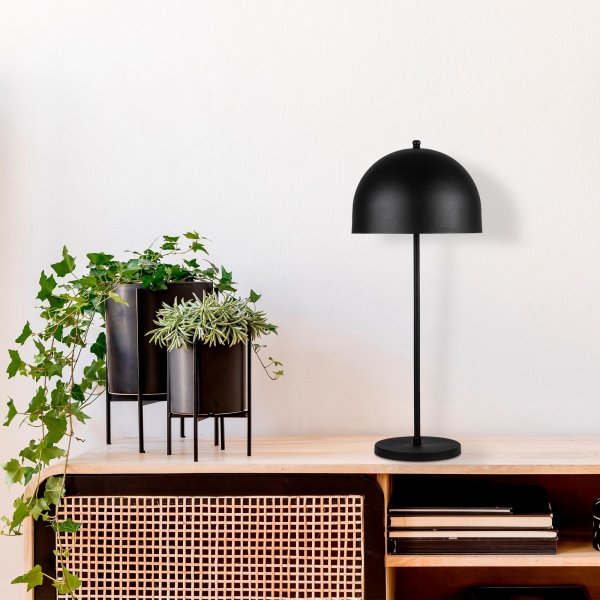 Bordlampe i boks - Svart