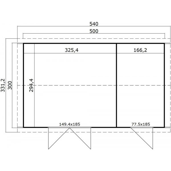 Bod Tullis XL - 15 m² Bod Tullis XL - 15 m²