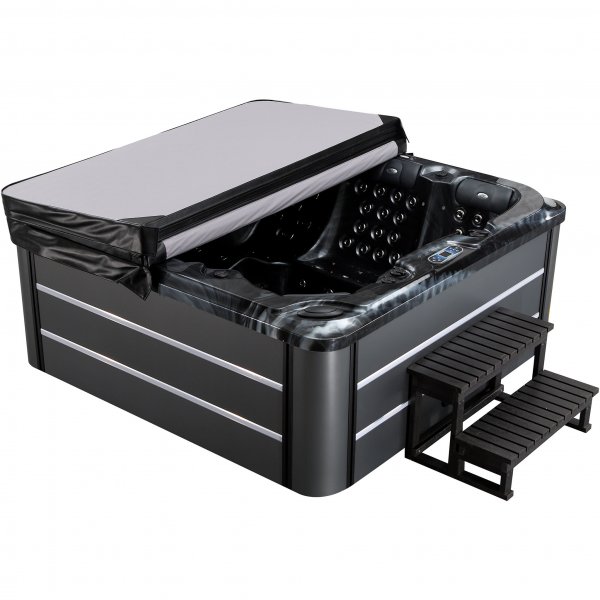 Badestamp Vivid Dreams WiFi - 5-6 personer - Svart utgave Badestamp Vivid Dreams WiFi - 5-6 personer - Svart utgave