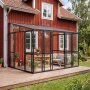 1 Veggmontert vinterhage - 10,1 m² og skyvedører i glass til balkong