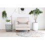 Lenestol i beige stoff - Howard Watford Deluxe