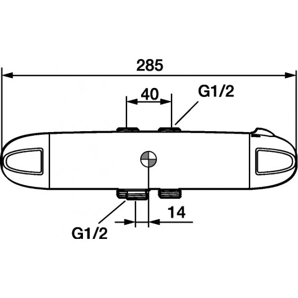 FM Mattsson Sikkerhetsbatteri "Vaska" for dusj, 9000 Krom FM Mattsson Sikkerhetsbatteri "Vaska" for dusj, 9000 Krom