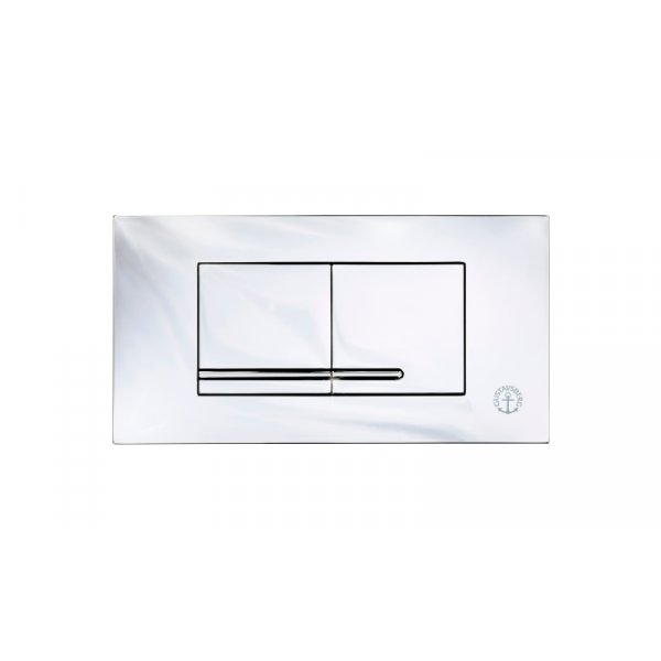 Gustavsberg toppknapp Triomont XT duo blank krom