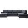 U-sofa sovesofa Tärnö med oppbevaring - 304 cm - mørkegrå U-sofa sovesofa Tärnö med oppbevaring - 304 cm - mørkegrå
