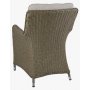 Florida mat gruppe; Rundt bord 150 cm med 6 lenestoler - Naturrotting