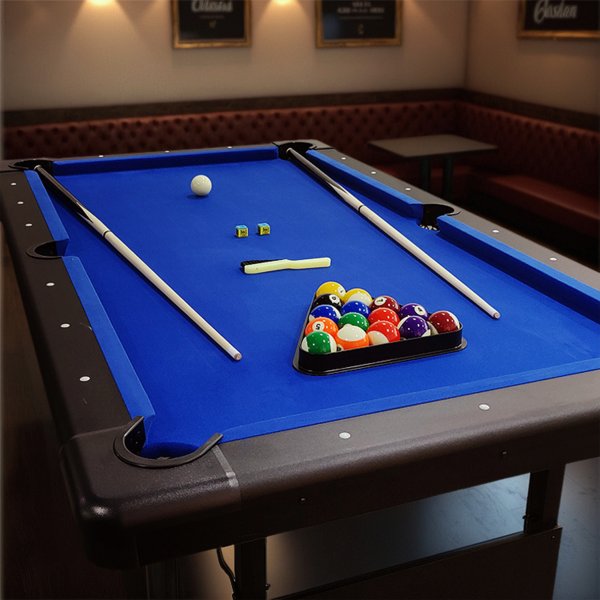 Sammenleggbart biljardbord 1,8 meter | 194,5 x 110 x 80 cm