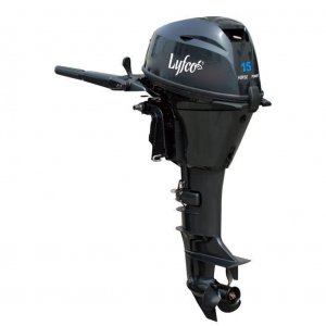 Båtmotor 15 hk | 2-sylindret 4-takts | Kort rigg | 24 l drivstofftank Båtmotor 15 hk | 2-sylindret 4-takts | Kort rigg | 24 l drivstofftank