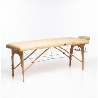 Massasjebord med treben - 2 soner - Beige